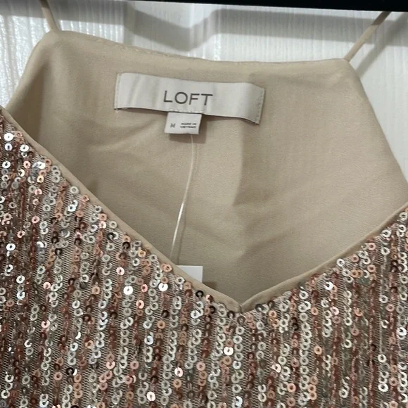 Brand New LOFT sequin cami - Picture 2 of 5